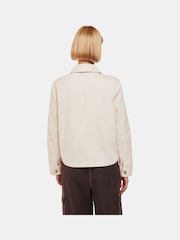 Whistles Cream 100% Cotton Marie Casual Jacket - Image 2 of 5