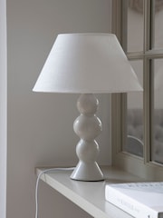 Jasper Conran London White Sphere Ceramic Table Lamp - Image 2 of 3