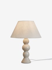 Jasper Conran London White Sphere Ceramic Table Lamp - Image 3 of 3