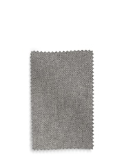 Chunky Weave Mid Grey Wolton Collection Luxe High Back Button Dining Bench - Image 7 of 8