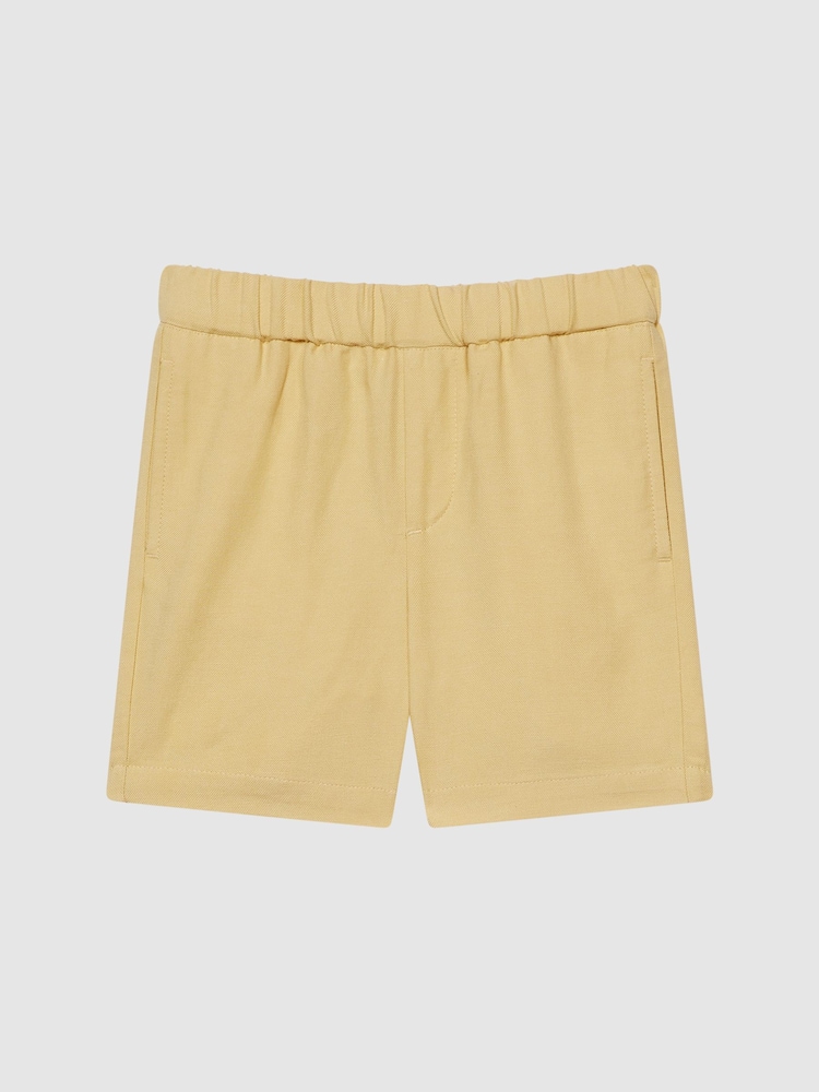 Lamâie - Pantaloni scurți texturați din amestec de in Reiss Payne - Imaginea 2 din 5