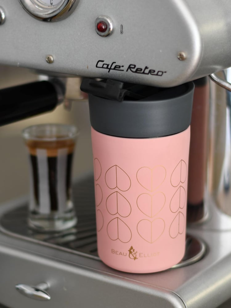 Beau And Elliot Pink Blush Stainless Steel Travel Mug - Image 1 of 2