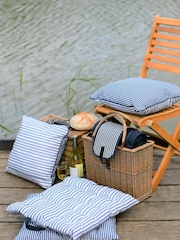 Navigate Blue Three Rivers Floor Cushion - Image 1 of 3
