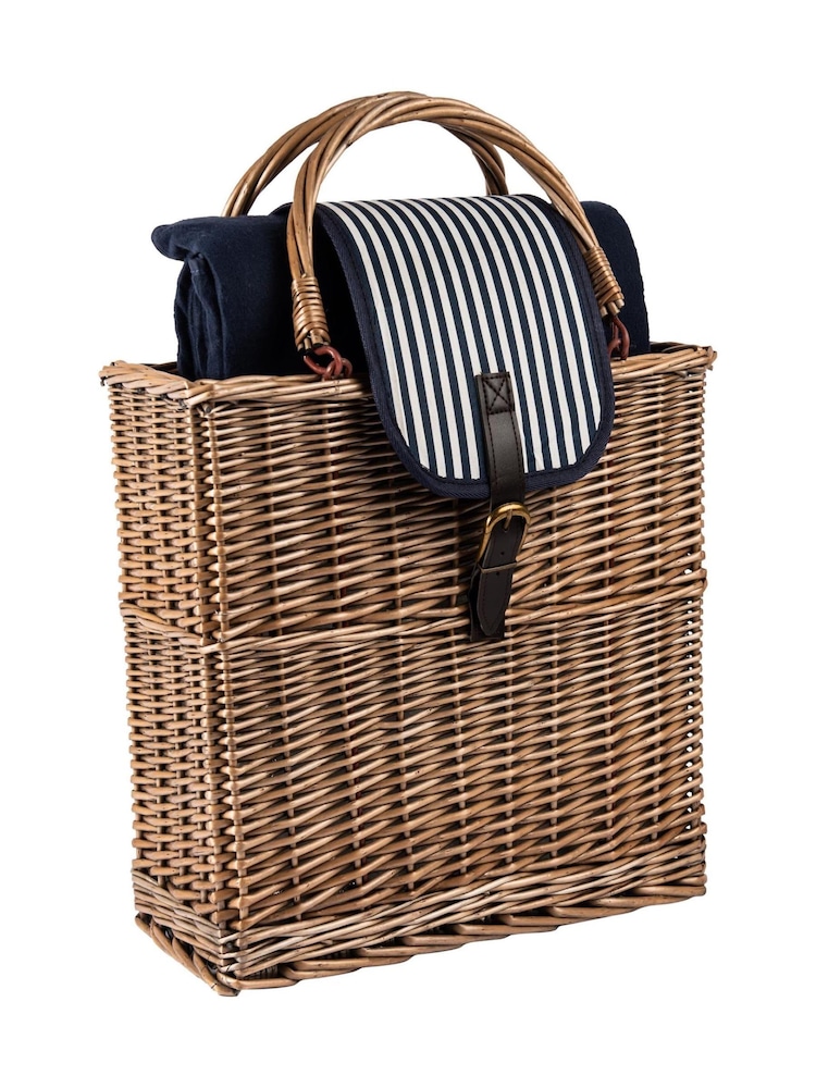 Navigate Blue Picnic Basket With Rug - Image 2 of 4