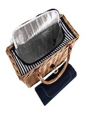 Navigate Blue Picnic Basket With Rug - Image 4 of 4
