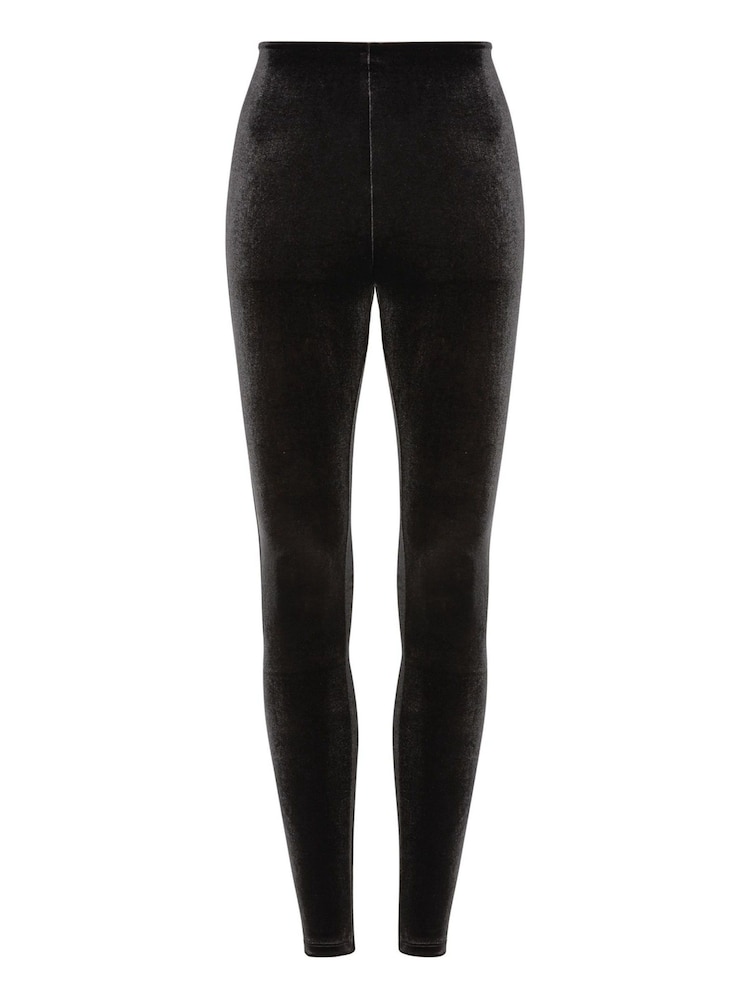 Commando Black Velvet Leggings - Image 1 of 2