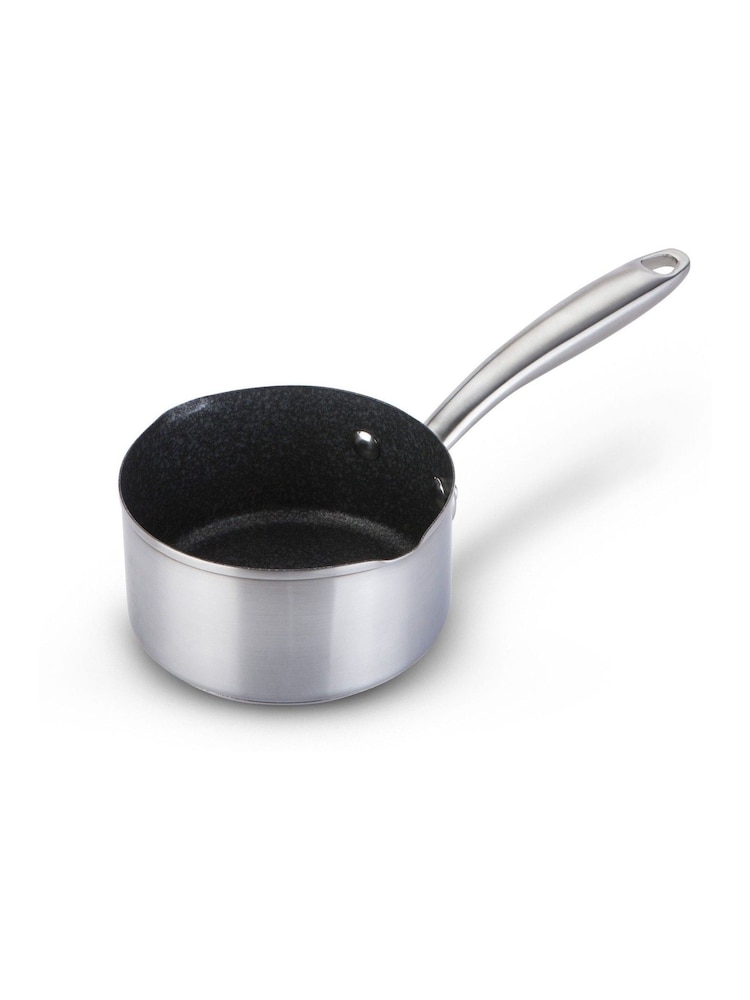 Prestige Silver Scratch Guard Stainless Steel Non-Stick 14cm Milk Pan - Image 1 of 4