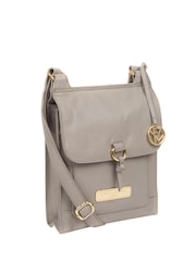 Pure Luxuries London Naomi Leather Cross-Body 100% Cotton Bag - Image 2 of 5