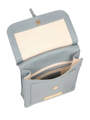 Pure Luxuries London Naomi Leather Cross-Body 100% Cotton Bag - Image 3 of 5