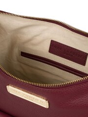 Pure Luxuries London Imogen Leather 100% Cotton Shoulder Bag - Image 4 of 5