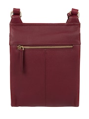 Pure Luxuries London Naomi Leather Cross-Body 100% Cotton Bag - Image 2 of 4