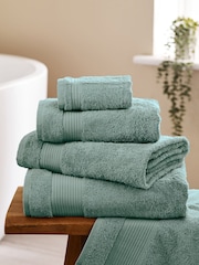 Green Soft Mineral Egyptian Cotton Towel - Image 1 of 5