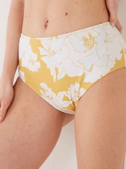 FatFace Linear Blooms High Waist Bottoms - Image 1 of 4
