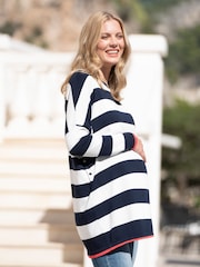 Seraphine Boxy Fit Schwangerschafts- und Stilltop mit kräftigen Streifen, 100 % Baumwolle - Bild 5 von 6