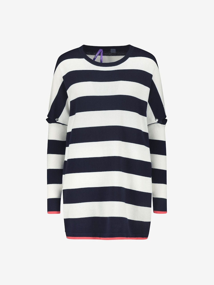 Seraphine Boxy Fit Maternity to Nursing Bold Stripe 100% Cotton Top - Image 6 of 6 Seraphine Boxy Fit Maternity to Nursing Bold Stripe 100% Cotton Top - Image 6 of 6