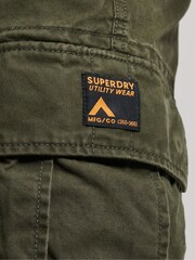 Superdry Green Heavy Cargo Shorts - Image 4 of 8