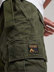 Superdry Green Heavy Cargo Shorts - Image 5 of 8
