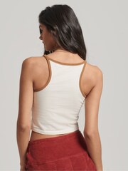 Superdry Grey Vintage Stripe Surf Tank Top - Image 2 of 5