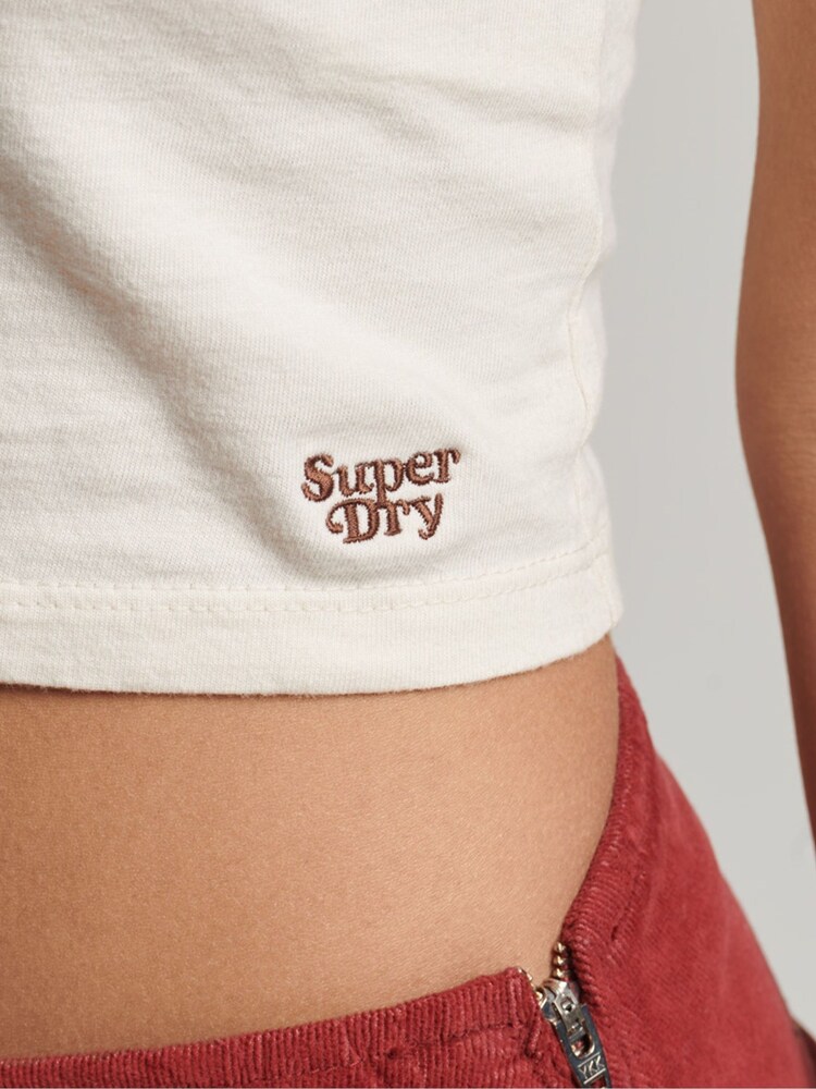 Superdry Grey Vintage Stripe Surf Tank Top - Image 5 of 5