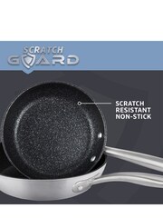 Prestige Silver Scratch Guard Stainless Steel Non-Stick 29cm Stirfry Pan - Image 4 of 6