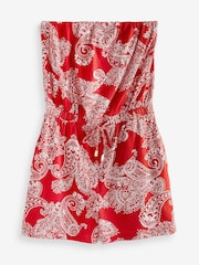 Rot Paisleymuster/Schwarz - Overall mit Schlauchtop, 2er-Pack - Bild 3 von 3
