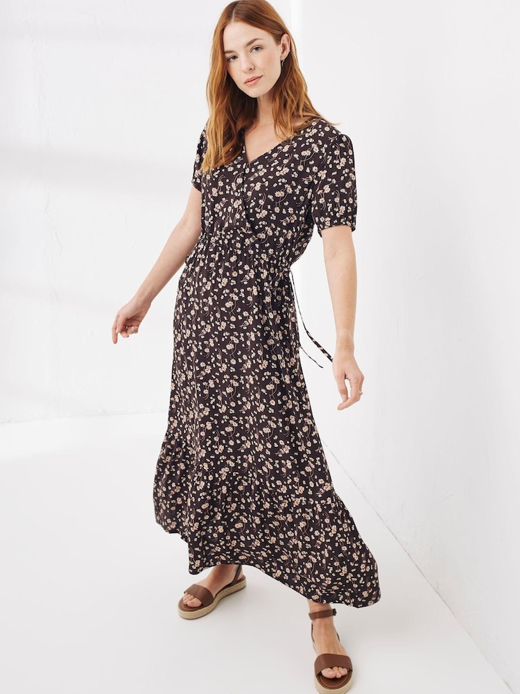 FatFace Brown Rochelle Daisy Maxi Dress - Image 1 of 3 FatFace Brown Rochelle Daisy Maxi Dress - Image 1 of 3