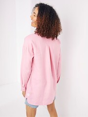 FatFace Pink Saunton Linen Shirt - Image 2 of 4
