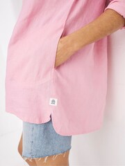 FatFace Pink Saunton Linen Shirt - Image 3 of 4