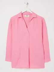 FatFace Pink Saunton Linen Shirt - Image 4 of 4