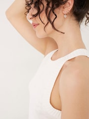 FatFace Florence White Knitted Vest - Image 4 of 5