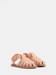 River Island Fischersandalen aus Veloursleder, Hellpink - Bild 2 von 5