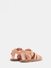 River Island Fischersandalen aus Veloursleder, Hellpink - Bild 3 von 5