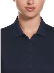 Callaway Blue Golf Ladies Swingtech Solid Polo Shirt - Image 3 of 4