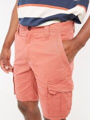 FatFace Pink Bude Lightweight Cargo Shorts - Image 3 of 7