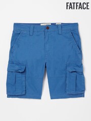 FatFace Blue Bude Lightweight Cargo Shorts - Image 1 of 1