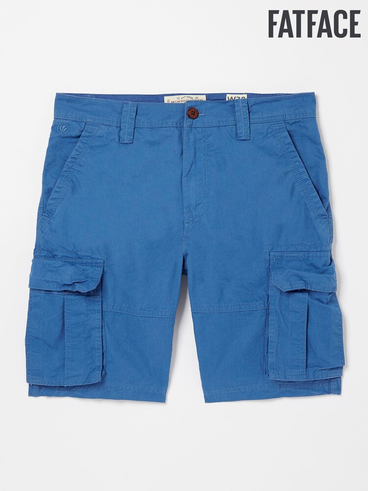 FatFace Blue Bude Lightweight Cargo Shorts - Image 1 of 1