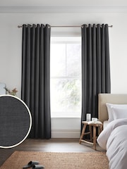Laura Ashley Charcoal Grey Swanson Fabric By The Metre - Image 2 of 2