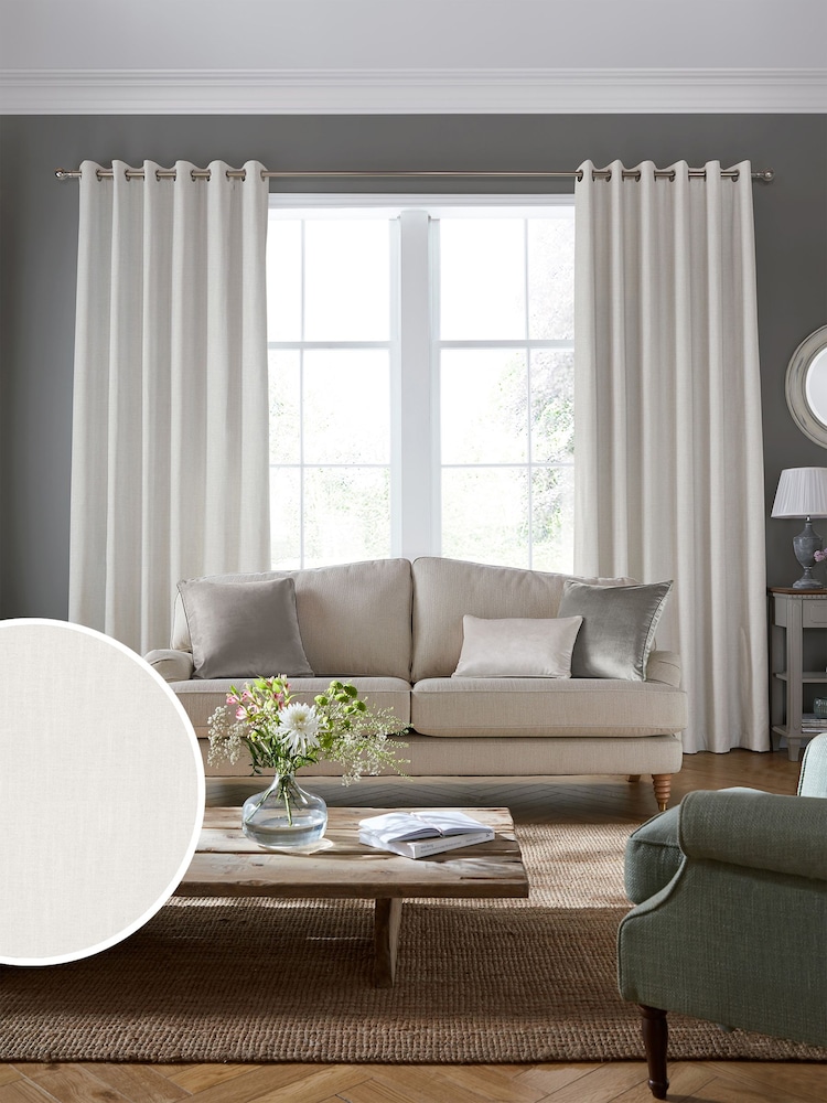 Laura Ashley Dark Grey Swanson Fabric By The Metre - Image 2 of 2