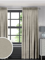 Oatmeal Natural Harvi Made To Measure Curtains - Image 1 of 9
