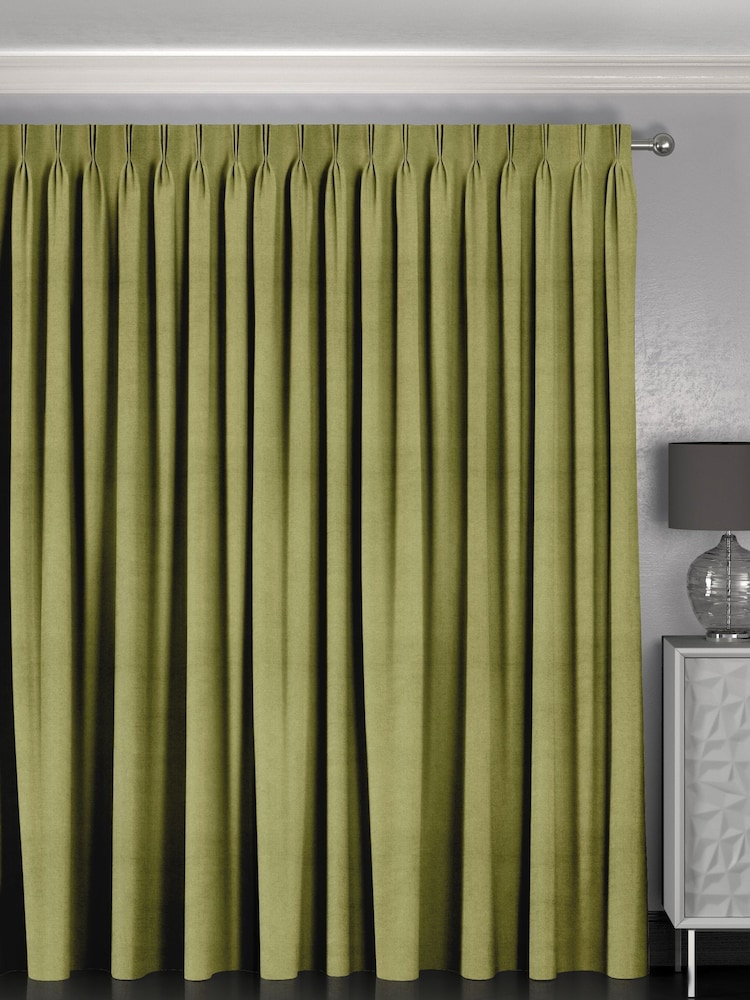 Apple Green Harvi Made To Measure Curtains - Image 2 of 9