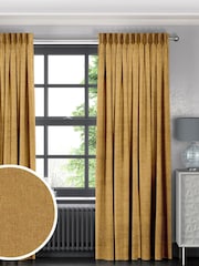 Saffron Yellow Harvi Made To Measure Curtains - Image 1 of 9