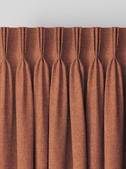 Rust Orange Harvi Made To Measure Curtains - Image 5 of 9