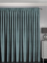 Teal Blue Harvi Made To Measure Curtains - Image 2 of 9