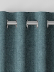 Teal Blue Harvi Made To Measure Curtains - Image 7 of 9