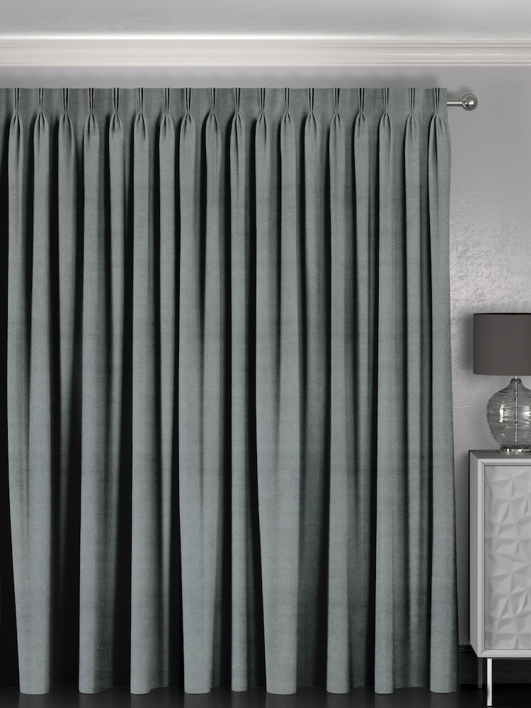 Slate Grey Harvi Made To Measure Curtains - Image 2 of 9