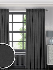 Smoke Grey Harvi Made To Measure Curtains - Image 1 of 9