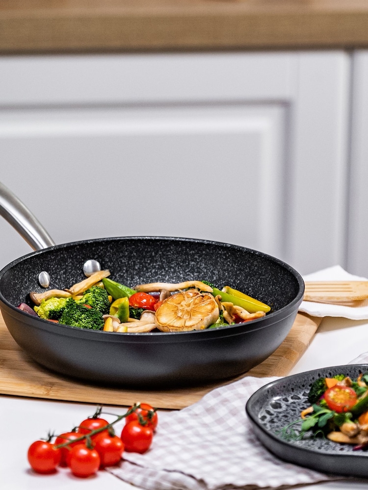 Prestige Grey Scratch Guard Aluminium Non-Stick 25cm Frying Pan - Image 1 of 6