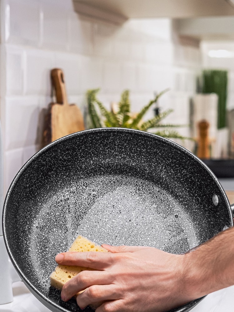 Prestige Grey Scratch Guard Aluminium Non-Stick 25cm Frying Pan - Image 2 of 6