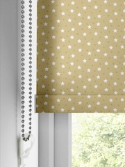 Lemon Yellow Ditsy Stars Made To Measure Roller Blind - Image 4 of 7
