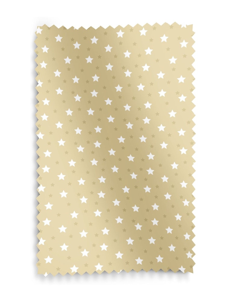 Lemon Yellow Ditsy Stars Made To Measure Roller Blind - Image 6 of 6